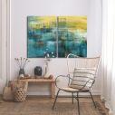 Canvas print Abstract selection IV, two panels