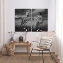 Canvas print Run, two panels