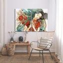 Canvas print A breath of spring, two panels