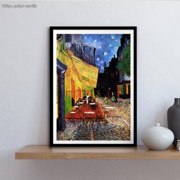 The cafe terrace, Vincent van Gogh, αφίσα, κάδρο