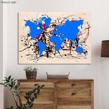Abstract painting map II reart(original by Pollock J) 2