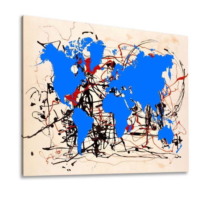 Abstract painting map II reart(original by Pollock J)