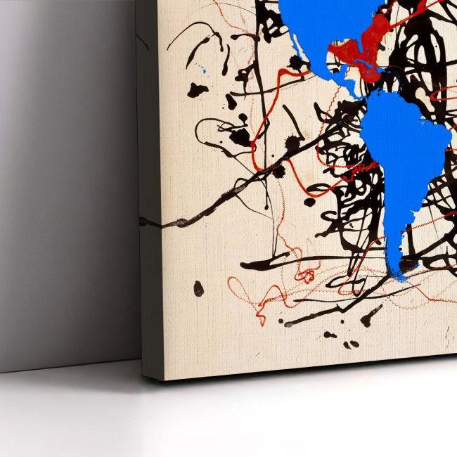 Abstract painting map II reart(original by Pollock J)