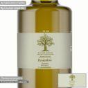 Sticker labels for olive oil bottles, horizontal