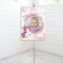 Canvas print welcome to my baptism,Unicorn