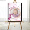Canvas print welcome to my baptism,Unicorn