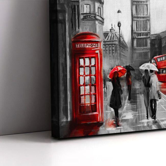 Canvas print Street view of London I