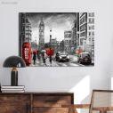 Canvas print Street view of London I