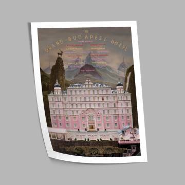 The Grand Budapest Hotel , κάδρο, μαύρη κορνίζα 2
