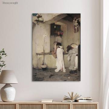 Canvas print The kiss Litras