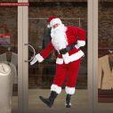 Store front sticker Santa Claus