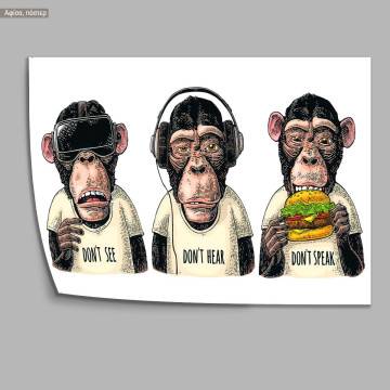 Poster Don't Look, Hear, Speak 2