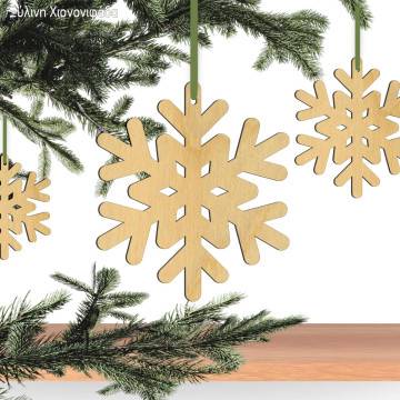 wooden snowflakes 2