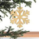 wooden snowflakes