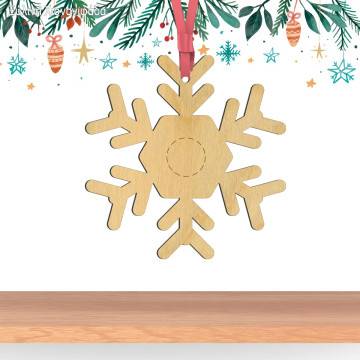 wooden snowflakes art III