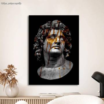 Alexander The Great, in gold, poster