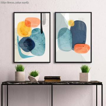 Abstract rocks poster