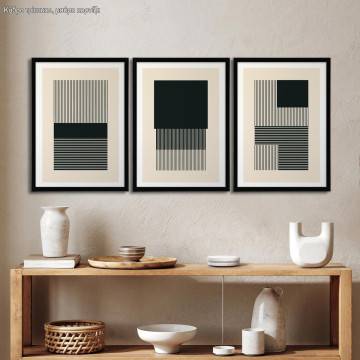 Lines And Shadows, αφίσα, κάδρο τρίπτυχο