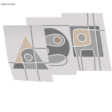 Geometrical Abstract, 3 panels 2