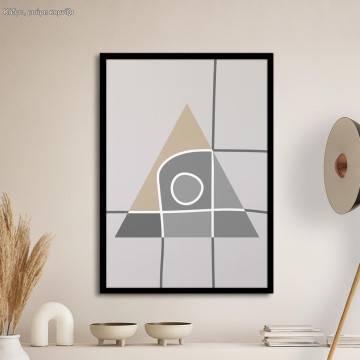 Geometrical Abstract, triangle, Poster