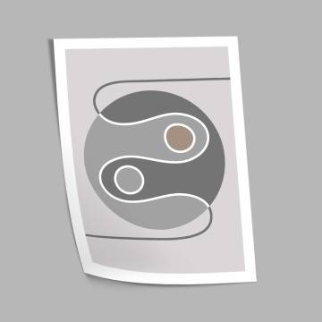 Geometrical Abstract, circle, Poster 2