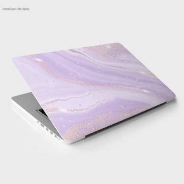 Laptop skin Pink marble