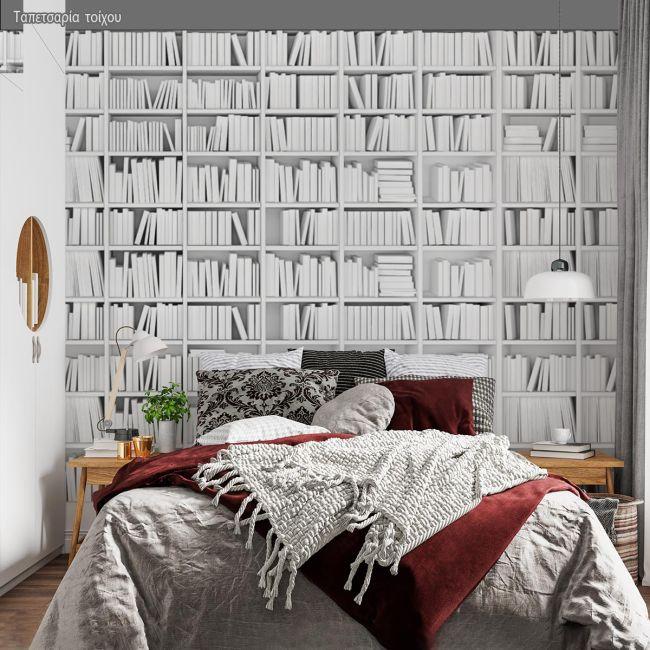 Wallpaper White library II