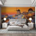 Ταπετσαρία τοίχου Oia at sunset