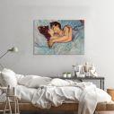 Πίνακας ζωγραφικής In bed - The kiss, de Toulouse - Lautrec Henri
