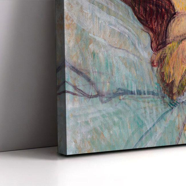 Canvas print In bed - The kiss, de Toulouse - Lautrec Henri