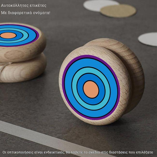 Sticker labels Circular