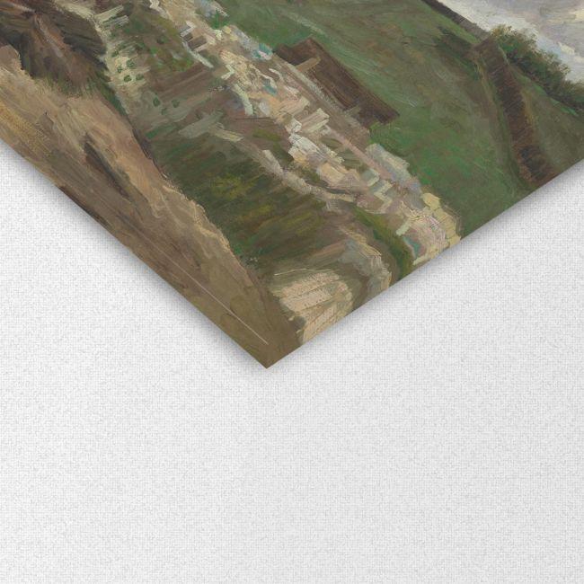 Πίνακας ζωγραφικής The hill of Montmartre, Vincent van Gogh, λεπτομέρεια
