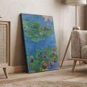 Canvas print Water lilies (detail), Monet Claude