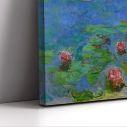 Canvas print Water lilies (detail), Monet Claude