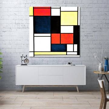 Πίνακας ζωγραφικής Tableau 2, Mondrian  2