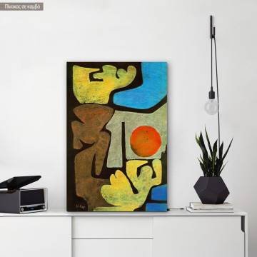 Canvas print Park of idols, Klee P.