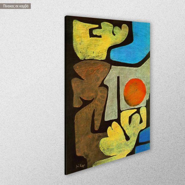 Canvas print Park of idols, Klee P.