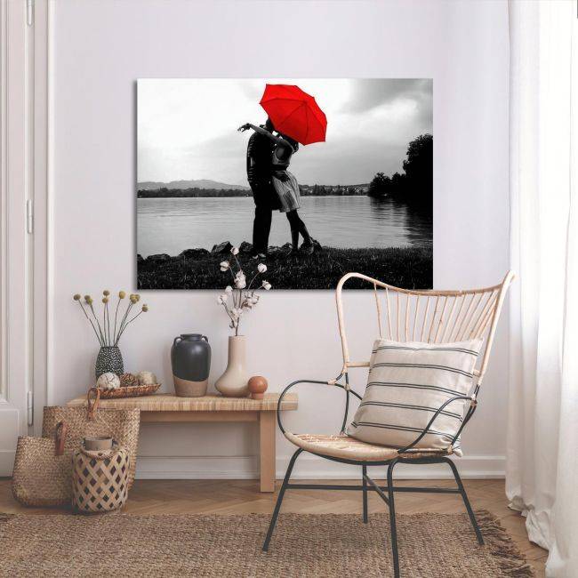 Πίνακας σε καμβά Ζευγάρι, Romantic love, καμβάς 4