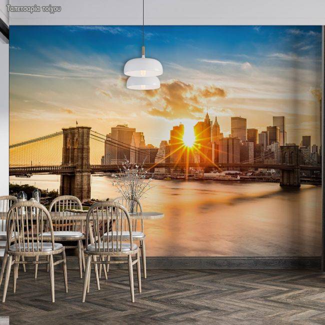 Ταπετσαρία τοίχουBrooklyn bridge & lower Manhattan