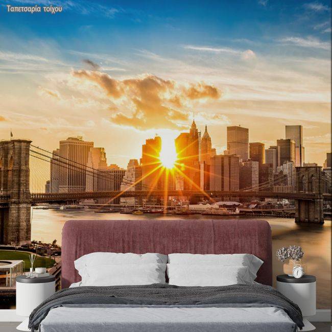 WallpaperBrooklyn bridge & lower Manhattan