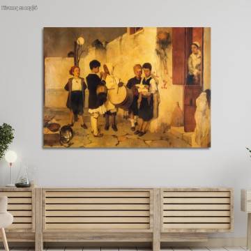 Canvas print Christmas carol Lytras