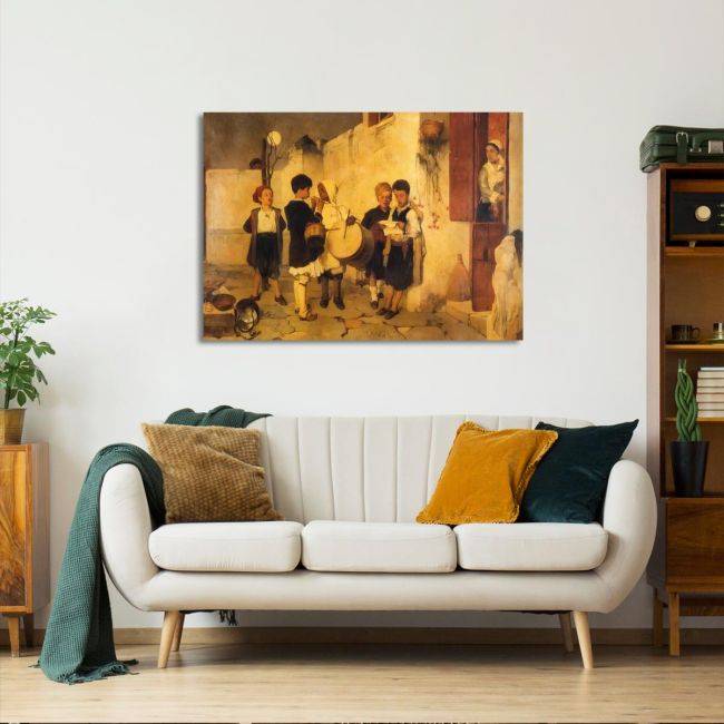 Canvas print Christmas carol Lytras