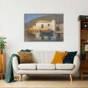 Canvas print Dreaming house, Ydra, Oikonomou