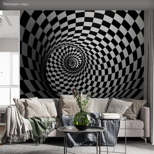 Ταπετσαρία τοίχου 3D illusion