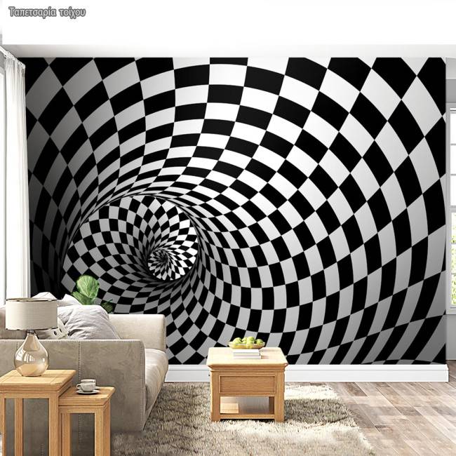 Ταπετσαρία τοίχου 3D illusion