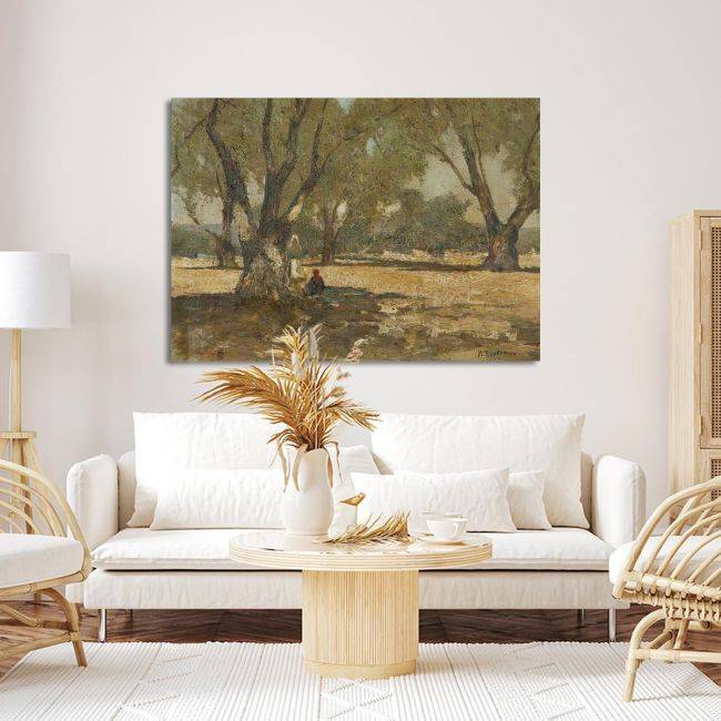 Canvas print Under the olive tree , Oikonomou