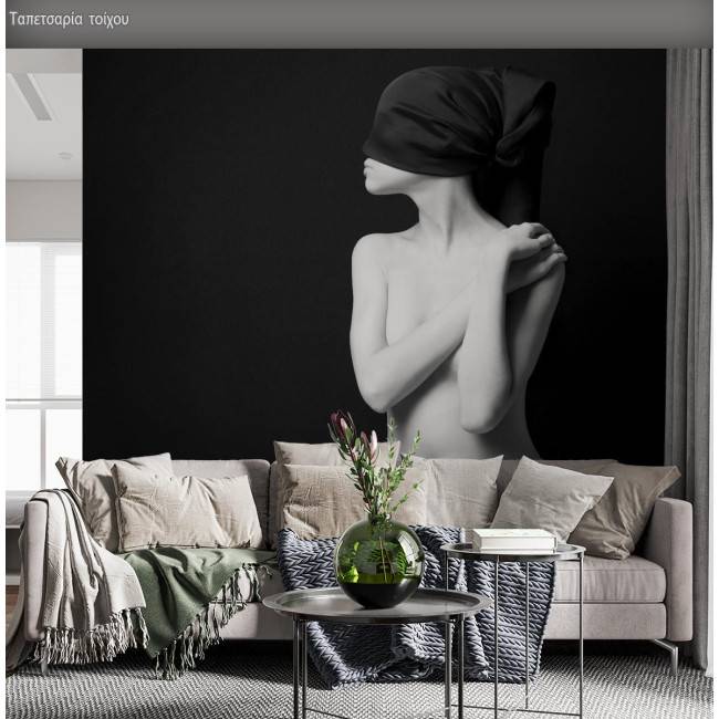 Ταπετσαρία τοίχου Γυναίκα με μαντήλι στα μάτια