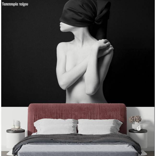 Ταπετσαρία τοίχου Γυναίκα με μαντήλι στα μάτια