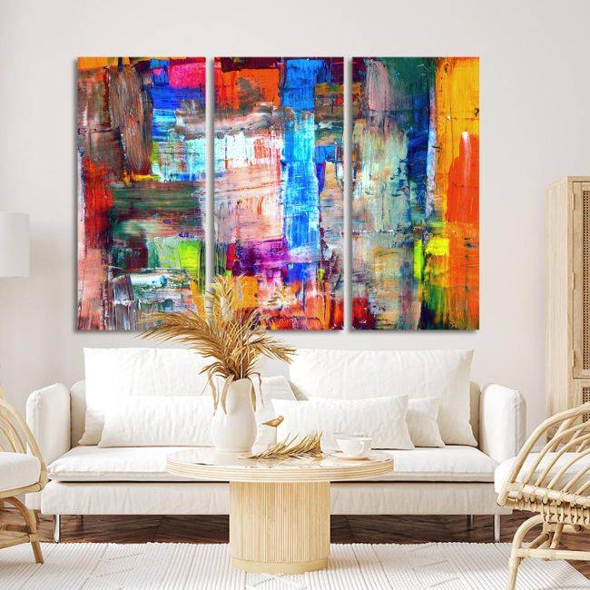 Canvas print Abstract patterns VI,3 panels