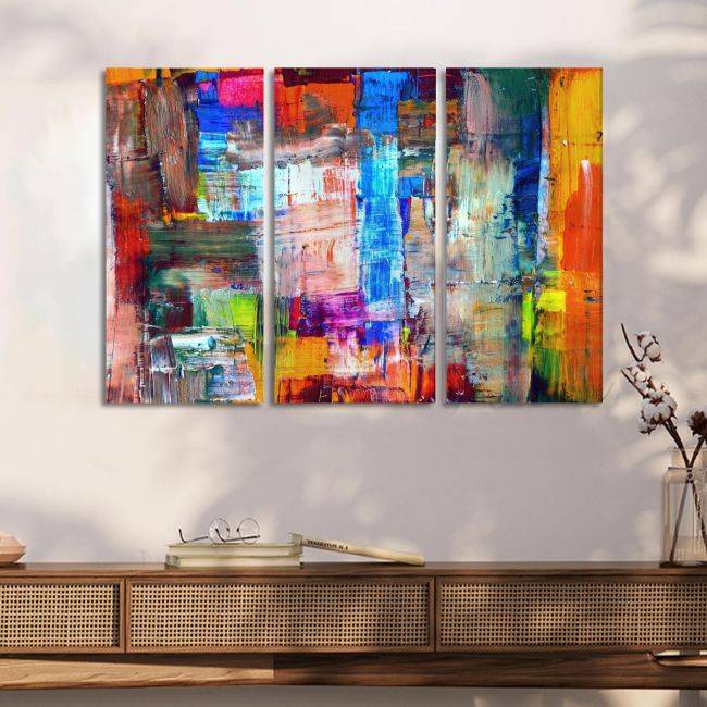 Canvas print Abstract patterns VI,3 panels